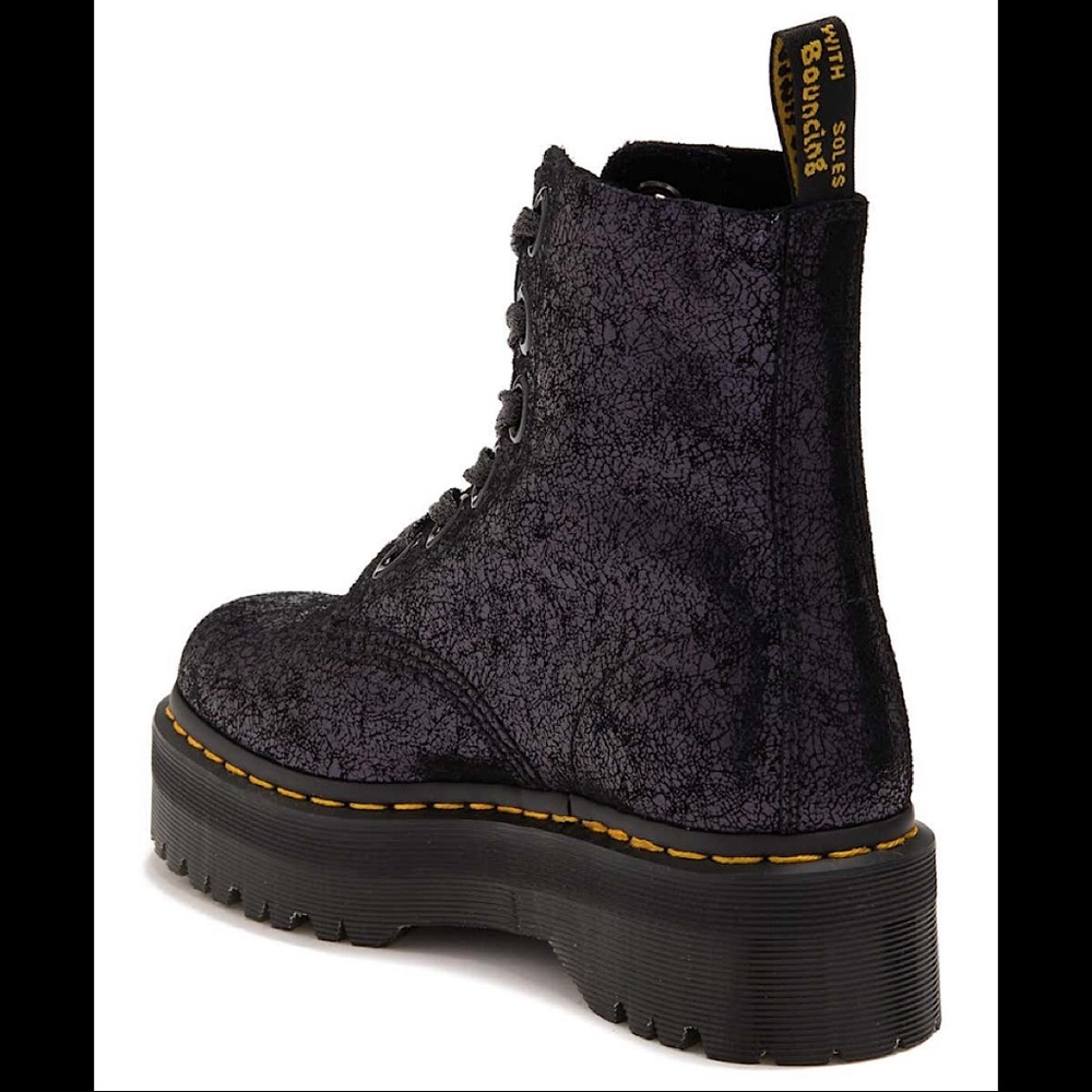 Dr. Martens Molly Iridescent Crackled Platfrm Boot - Picture 2 of 10